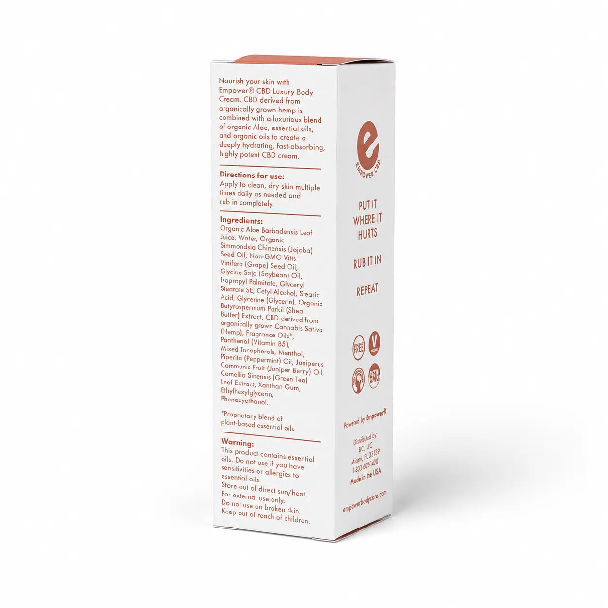 CBD Luxury Body Cream | Lemon Verbena
