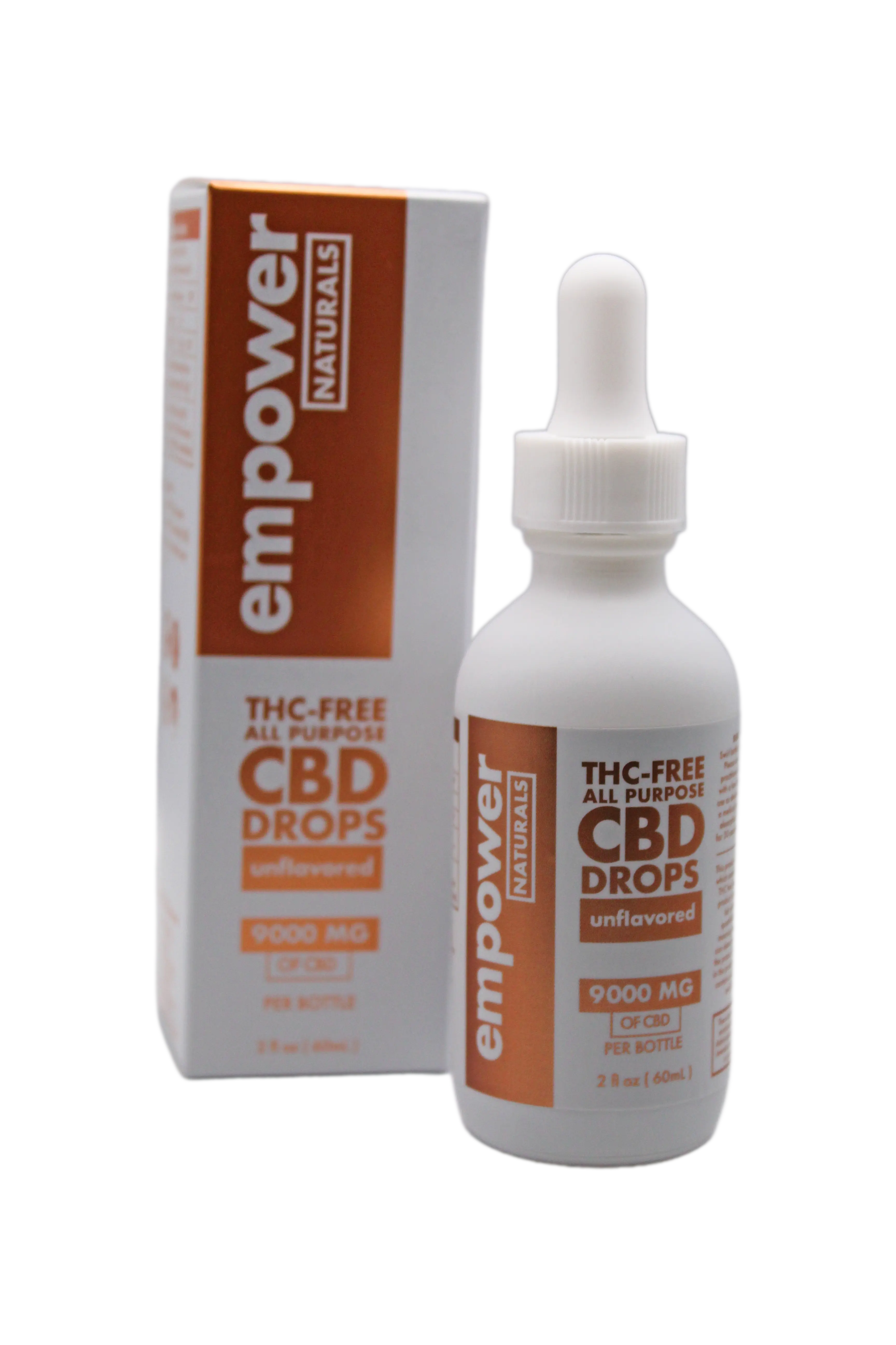 THC-Free All-Purpose CBD Drops 9000mg - Unflavored – Empower BodyCare