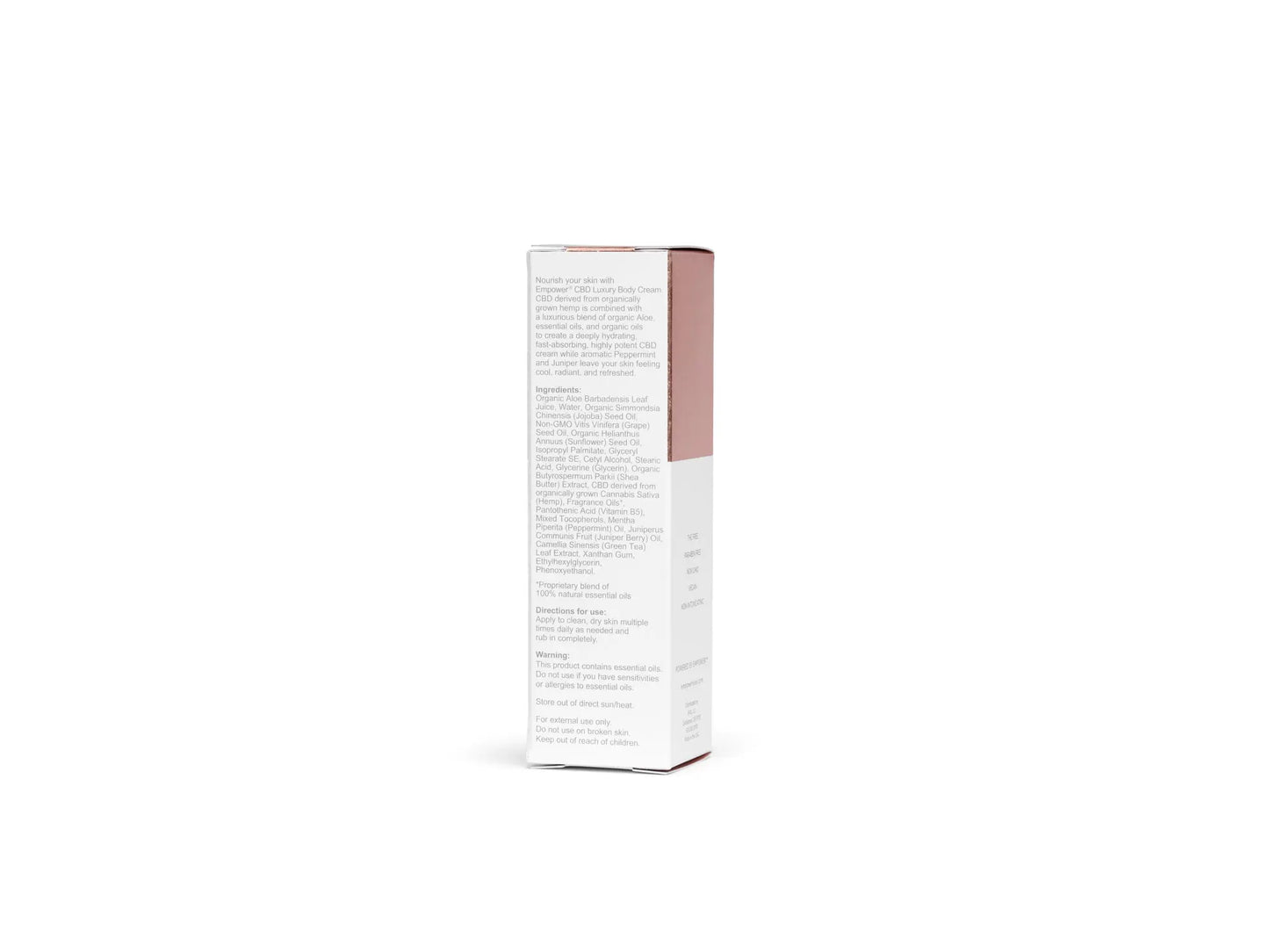 Empower® Luxe Body Cream Peppermint Juniper Empower BodyCare