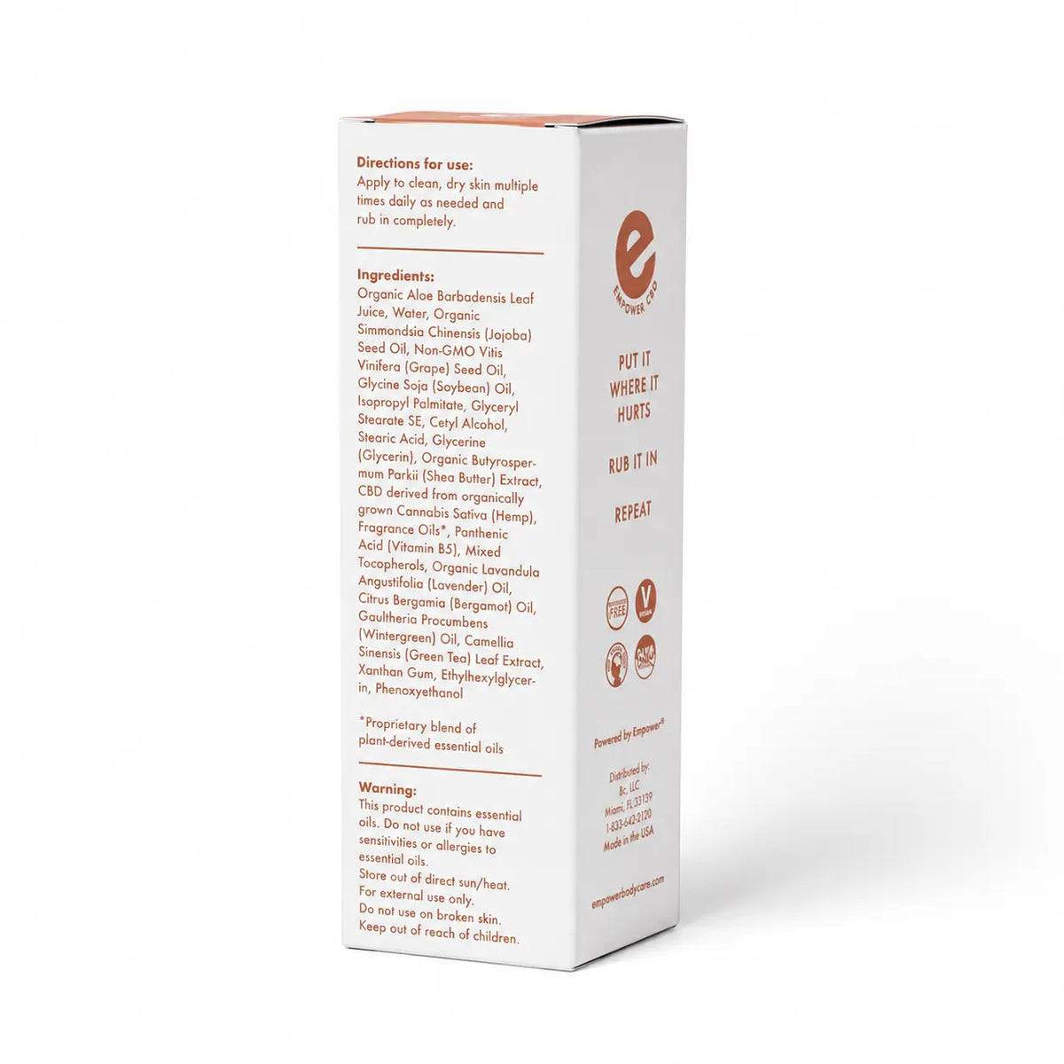 Lavender Bergamot CBD Luxury Body Cream box
