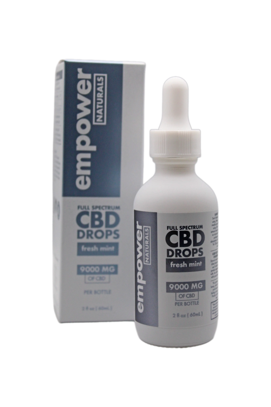 Empower® CBD Full Spectrum Drops | 9000mg - Mint EmpowerBodyCare