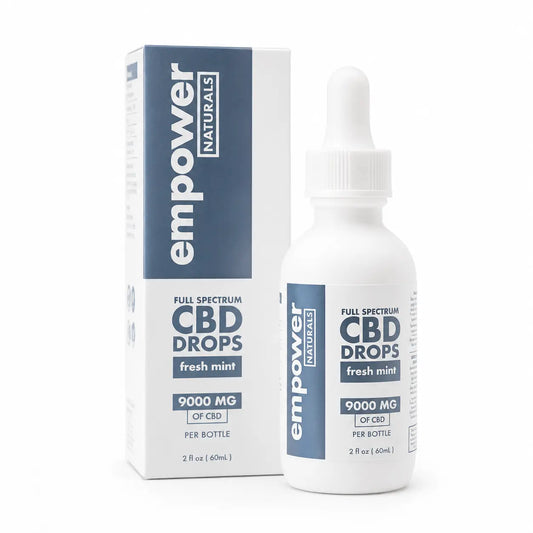 Empower® CBD Full Spectrum Drops | 9000mg - Mint EmpowerBodyCare