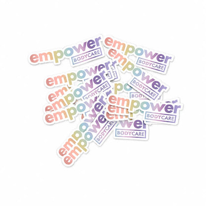 Rainbow Sticker Empower BodyCare