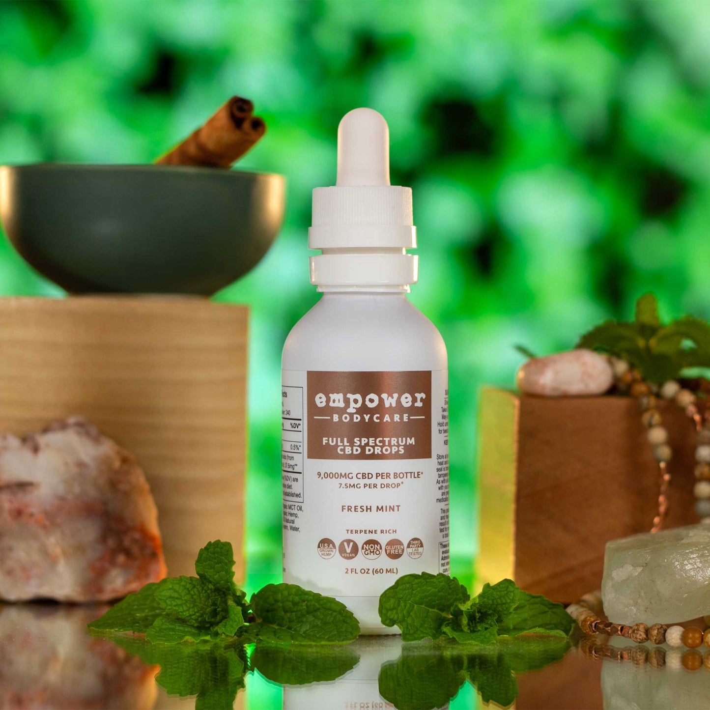 Empower® CBD Full Spectrum Drops | 9000mg - Fresh Mint EmpowerBodyCare